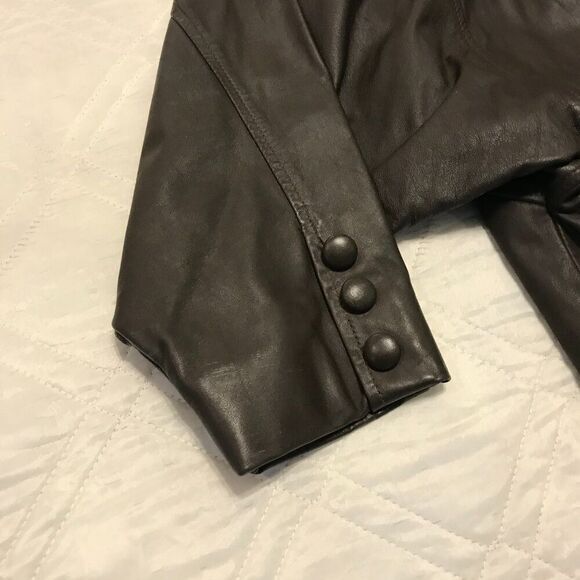 Vintage Gino di Giorgio single button leather jacket size‎ M - Picture 2 of 7